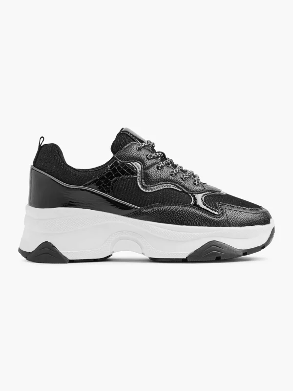 Dames Oxmox Zwarte Chunky Sneaker