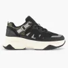 Dames Oxmox Zwarte Chunky Sneaker Panterprint