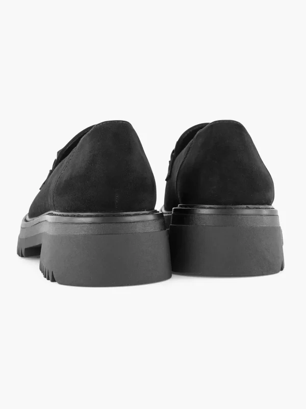 Dames Oxmox Zwarte Chuny Loafer Sierketting