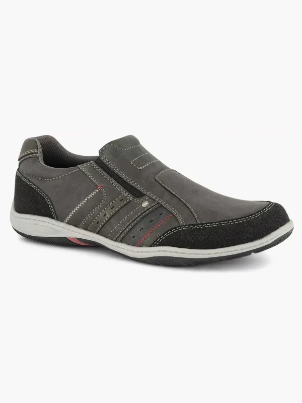 Heren Easy Street Zwarte Comfort Instapper