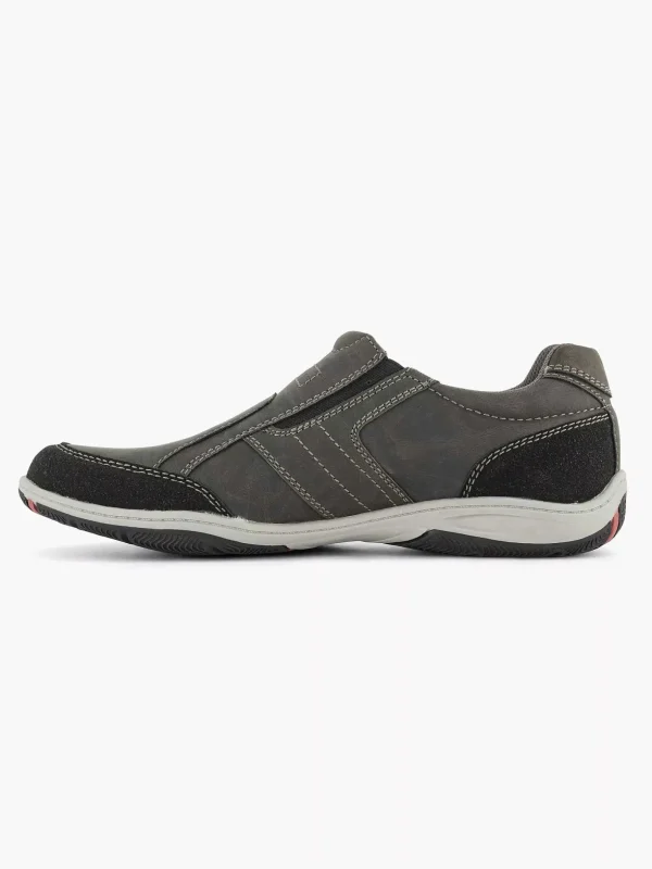 Heren Easy Street Zwarte Comfort Instapper