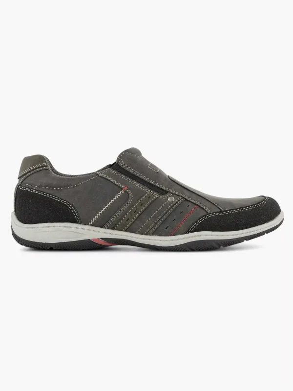 Heren Easy Street Zwarte Comfort Instapper