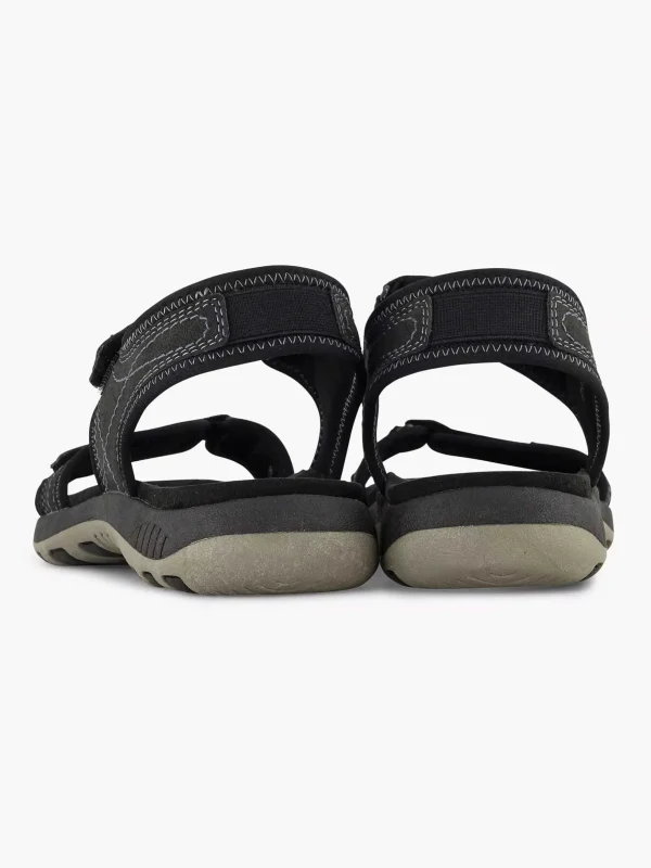 Dames Easy Street Zwarte Comfort Sandaal