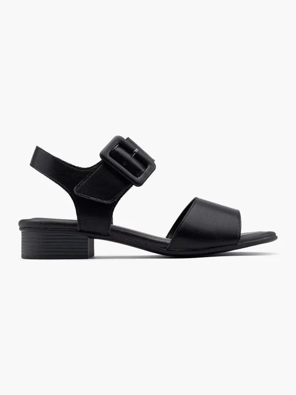 Dames Easy Street Zwarte Comfort Sandaal