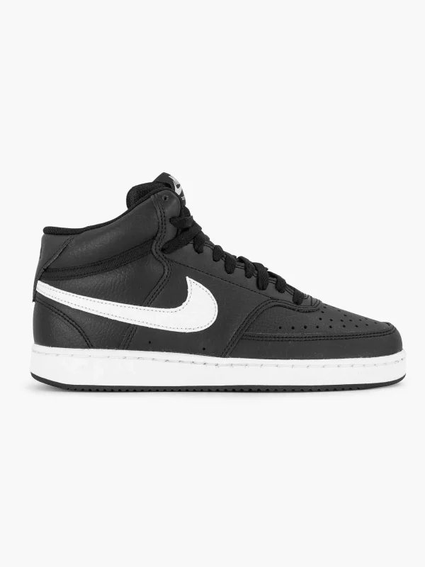 Dames Nike Zwarte Court Vision Mid