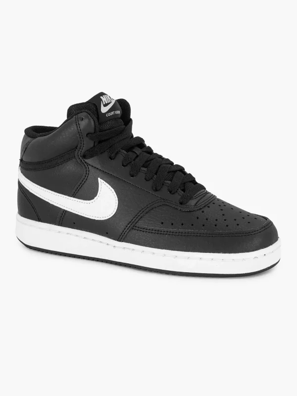 Dames Nike Zwarte Court Vision Mid
