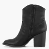 Dames Graceland Zwarte Cowboy Laars Hak