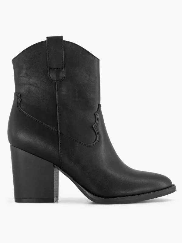 Dames Graceland Zwarte Cowboy Laars Hak