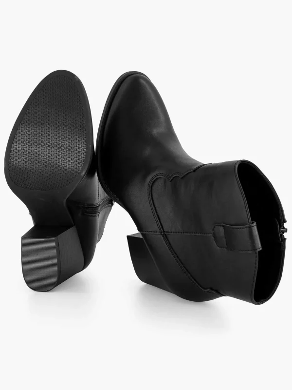 Dames Graceland Zwarte Cowboy Laars Hak