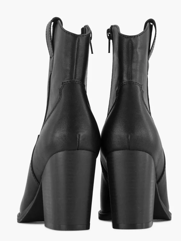Dames Graceland Zwarte Cowboy Laars Hak