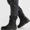 Dames Easy Street Zwarte Enkellaars
