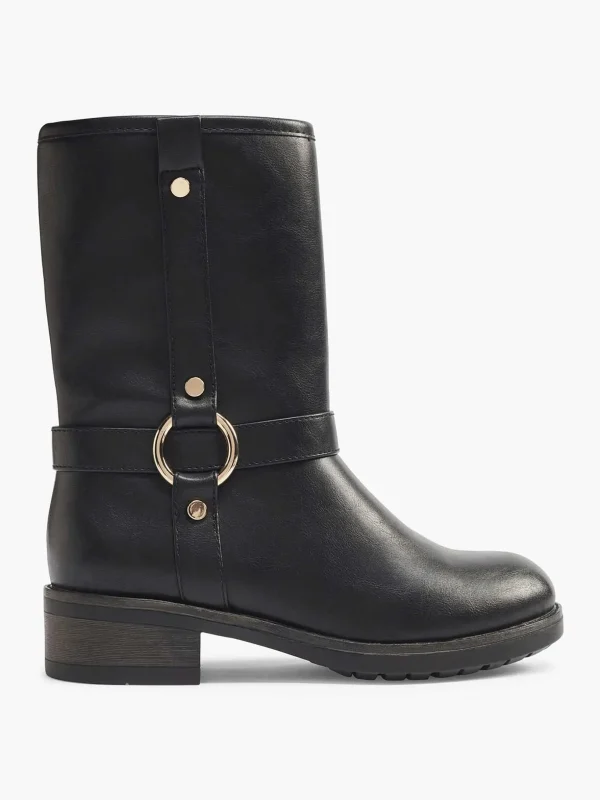 Dames Graceland Zwarte Enkellaars