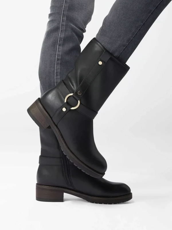 Dames Graceland Zwarte Enkellaars