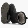 Dames Landrover Zwarte Enkellaars Gevoerd