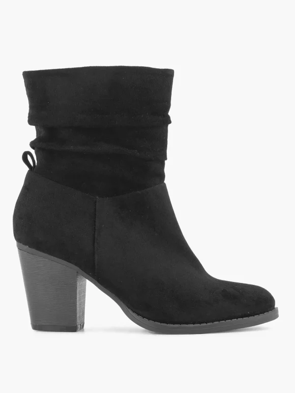 Dames Graceland Zwarte Enkellaars Hak