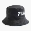 Dames FILA Zwarte Bucket Hat Mit