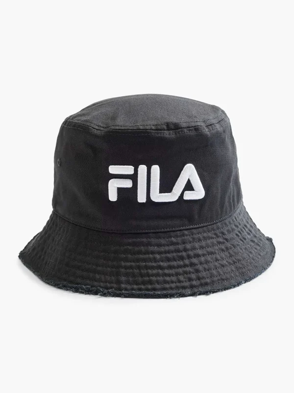 Dames FILA Zwarte Bucket Hat Mit