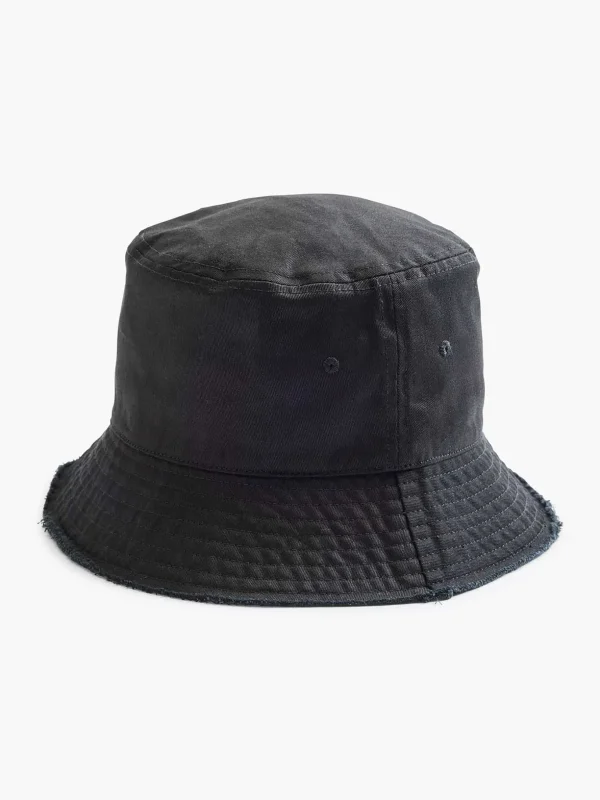 Dames FILA Zwarte Bucket Hat Mit
