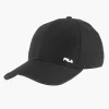 Dames FILA Zwarte Metall Charm Cap