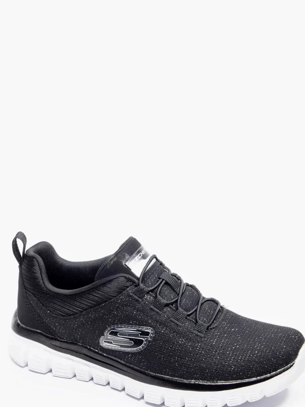 Dames Skechers Zwarte Graceful 2.0 - Sea Sharp