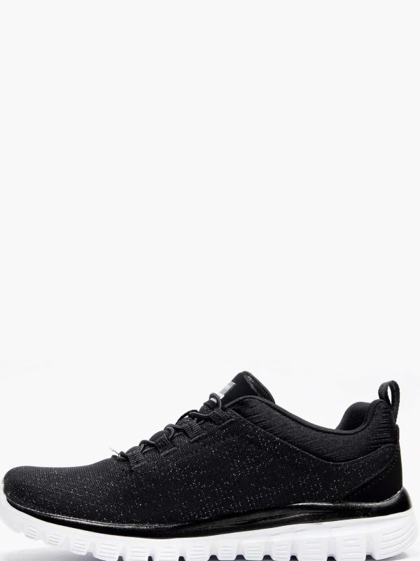 Dames Skechers Zwarte Graceful 2.0 - Sea Sharp