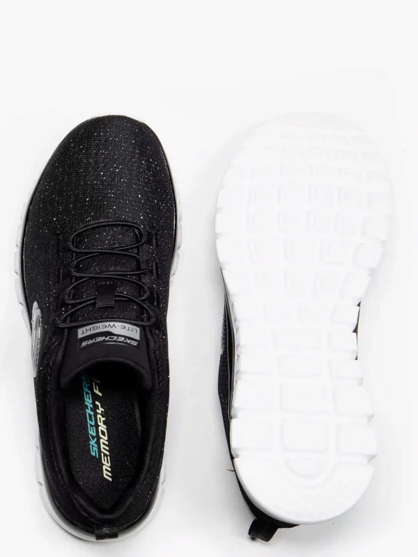 Dames Skechers Zwarte Graceful 2.0 - Sea Sharp