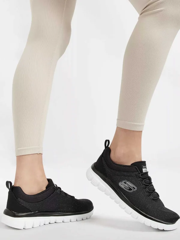 Dames Skechers Zwarte Graceful 2.0 - Sea Sharp