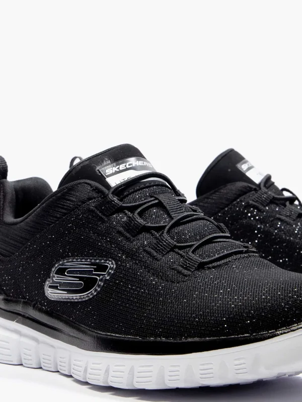Dames Skechers Zwarte Graceful 2.0 - Sea Sharp