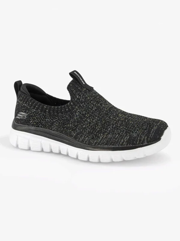 Dames Skechers Zwarte Graceful 2.0 - Style Vip