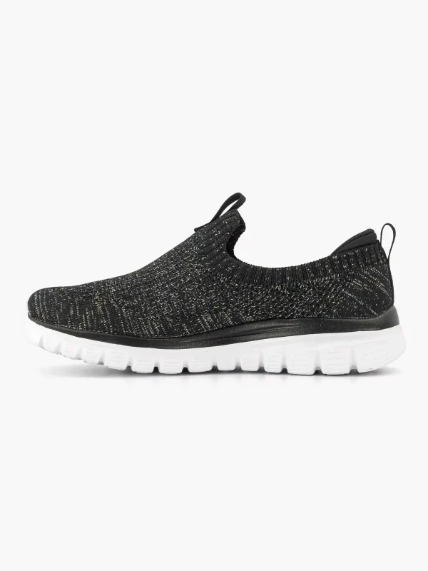 Dames Skechers Zwarte Graceful 2.0 - Style Vip