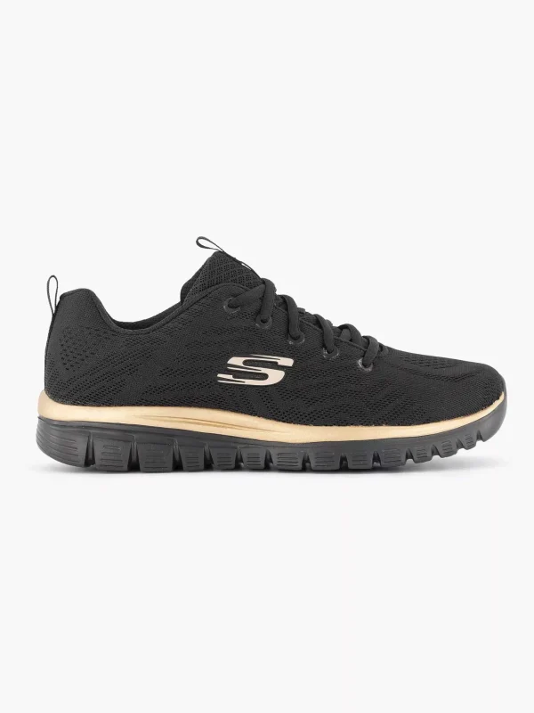 Dames Skechers Zwarte Graceful - Get Connected