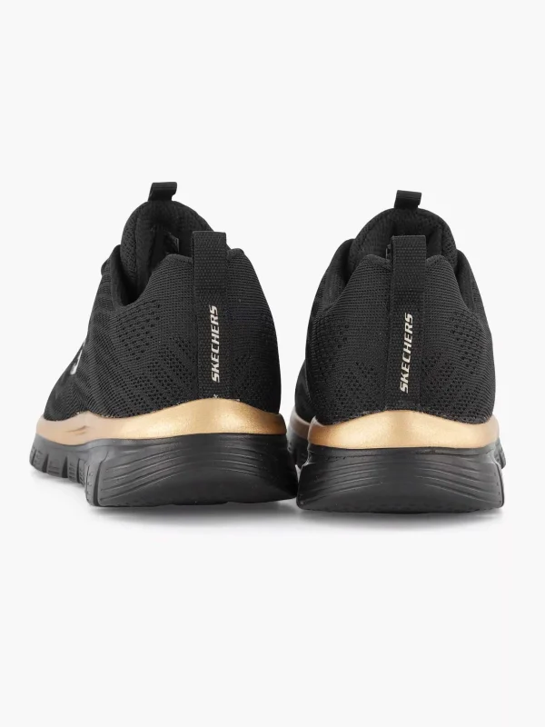 Dames Skechers Zwarte Graceful - Get Connected