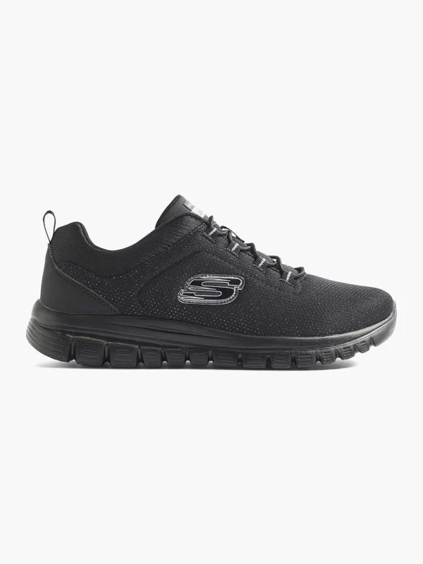 Dames Skechers Zwarte Graceful 2.0 Lavishly