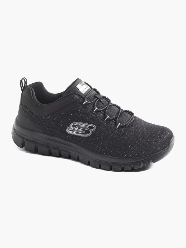 Dames Skechers Zwarte Graceful 2.0 Lavishly