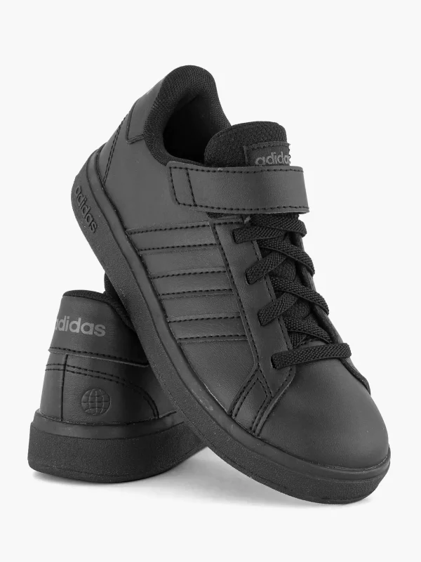 Kinderen adidas Zwarte Grand Court 2.0 El K