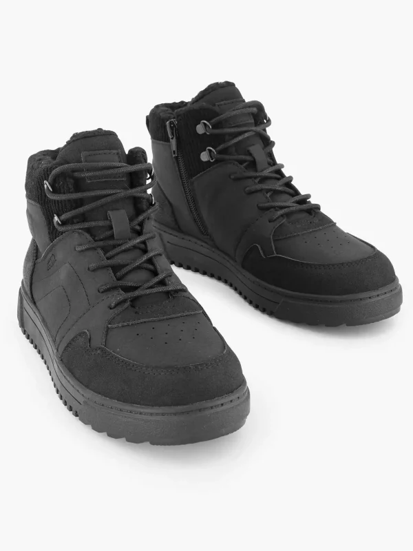 Kinderen Vty Zwarte Hoge Sneaker