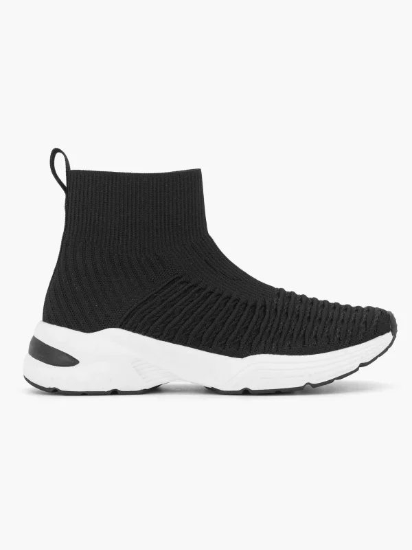 Dames Oxmox Zwarte Hoge Sneaker