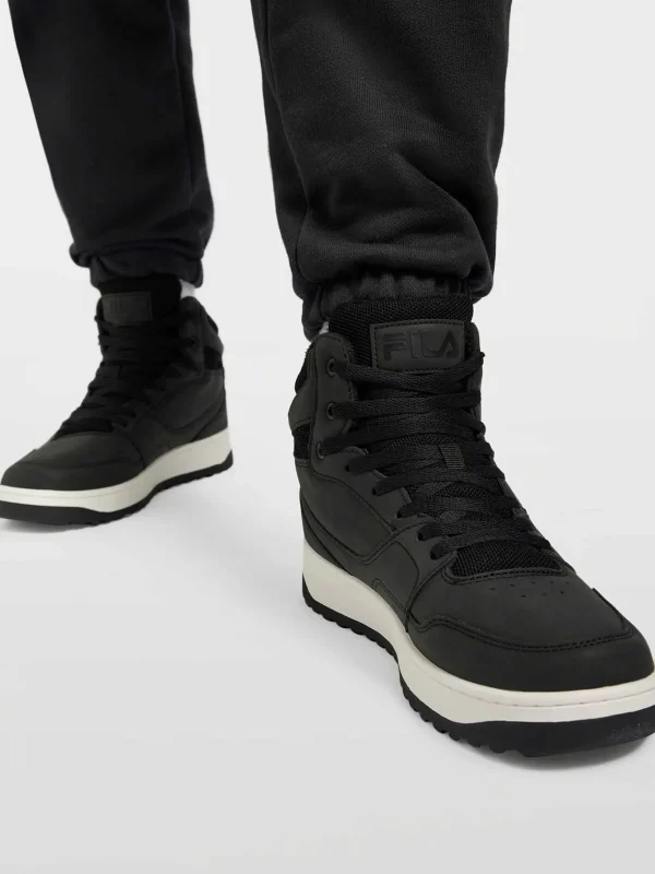 Heren FILA Zwarte Hoge Sneaker