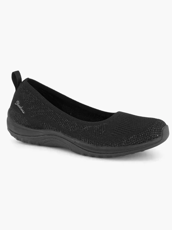 Dames Skechers Zwarte Instapper Memory Foam