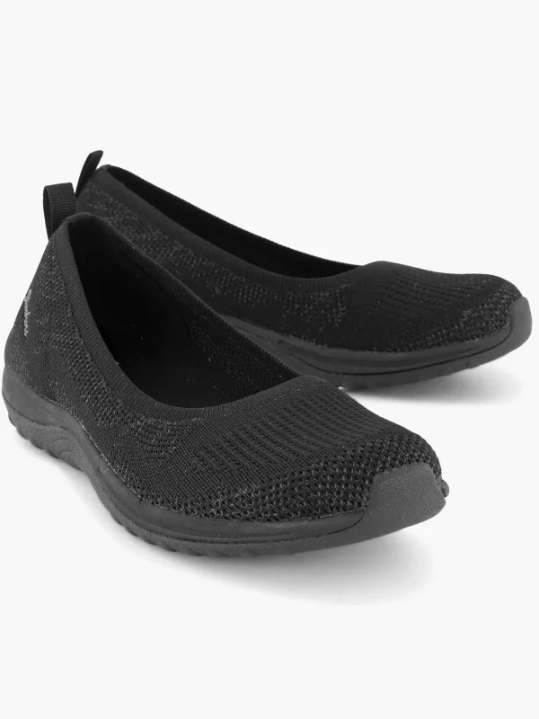 Dames Skechers Zwarte Instapper Memory Foam