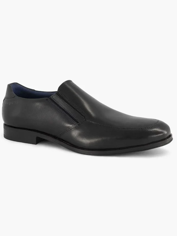 Heren Bugatti Zwarte Leagro Slipper