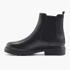 Dames 5th Avenue Zwarte Leren Chelsea Boot