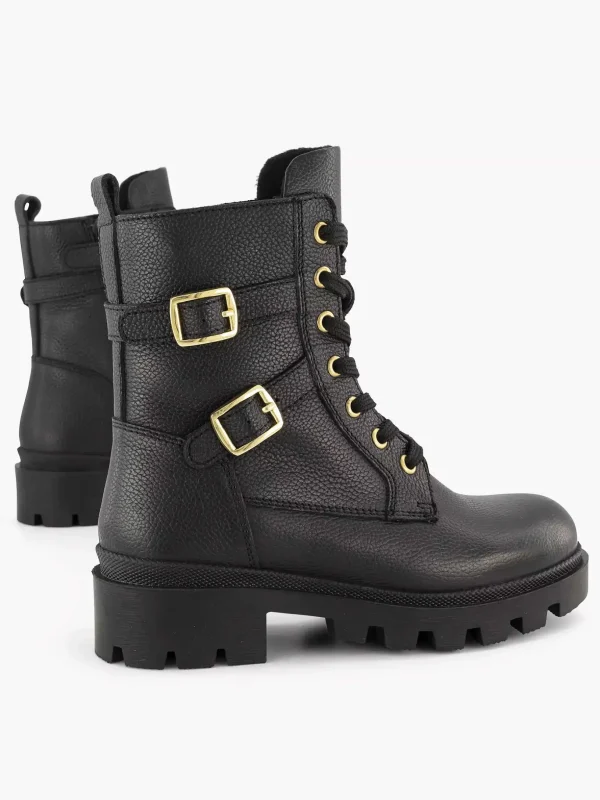 Kinderen Limelight girl Zwarte Leren Veterboot