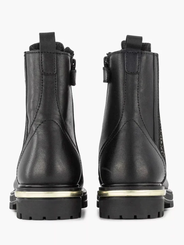 Kinderen Limelight girl Zwarte Leren Veterboot