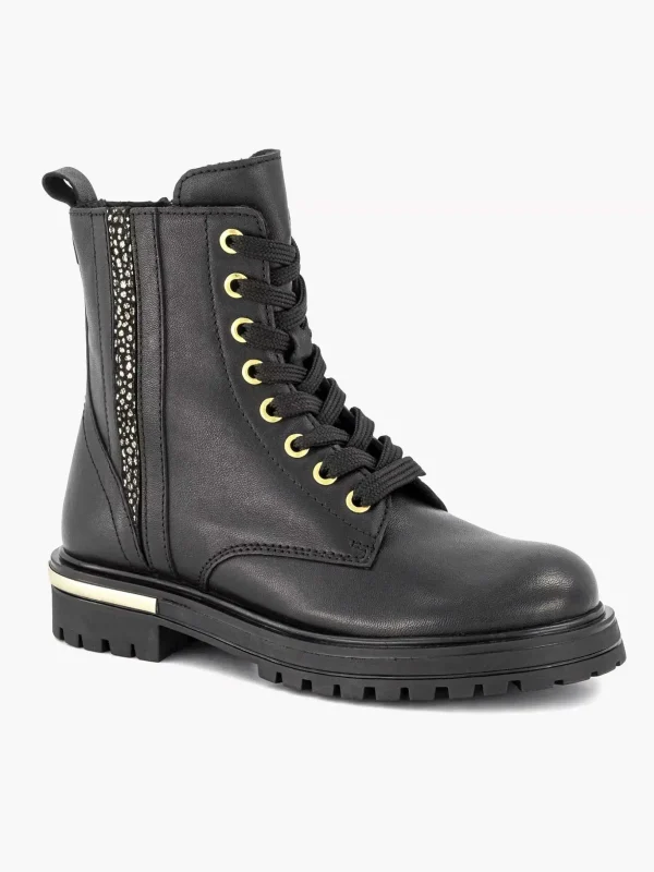Kinderen Limelight girl Zwarte Leren Veterboot
