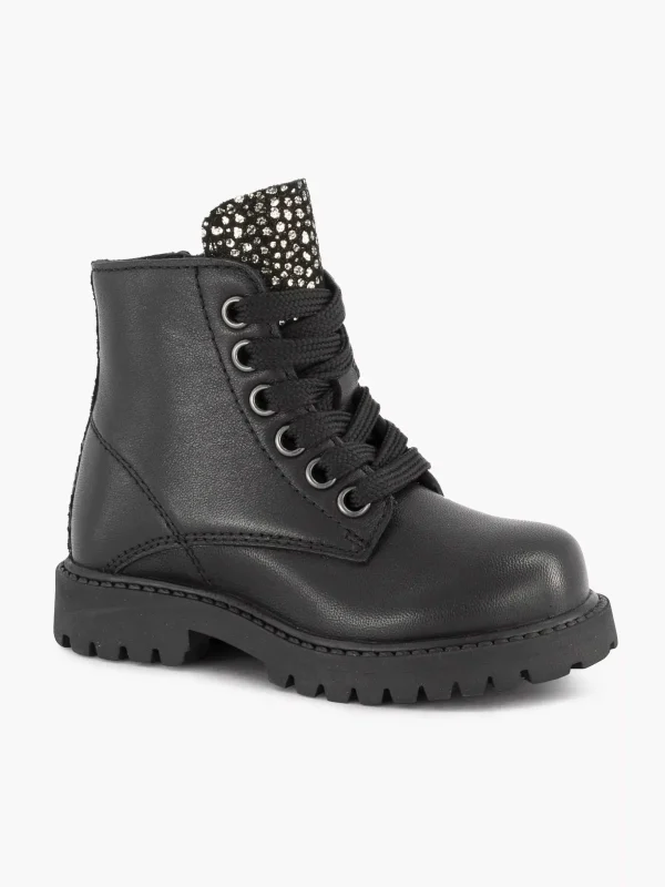 Kinderen Limelight girl Zwarte Leren Veterboot
