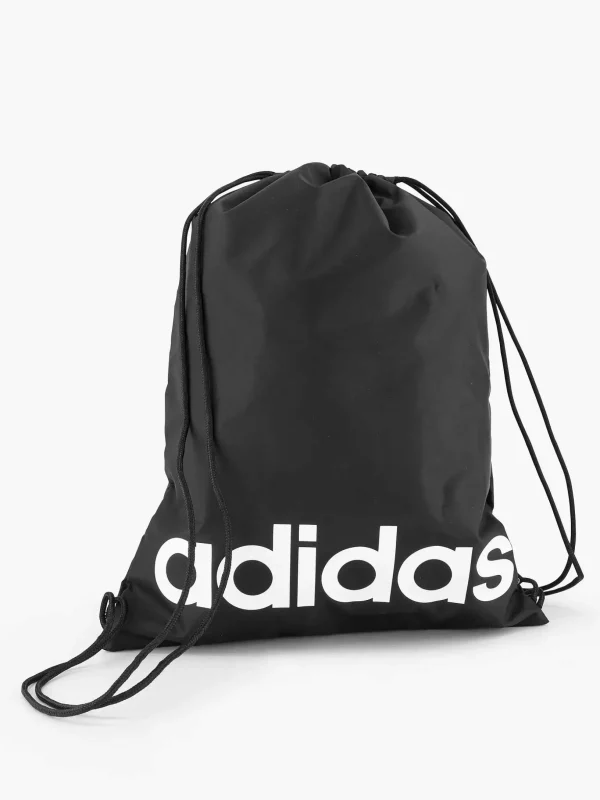 Dames adidas Zwarte Linear Gymsack