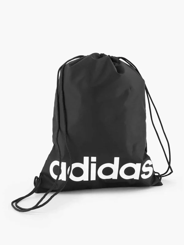 Dames adidas Zwarte Linear Gymsack
