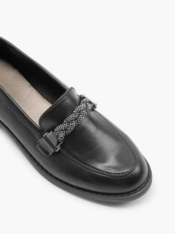 Dames Graceland Zwarte Loafer