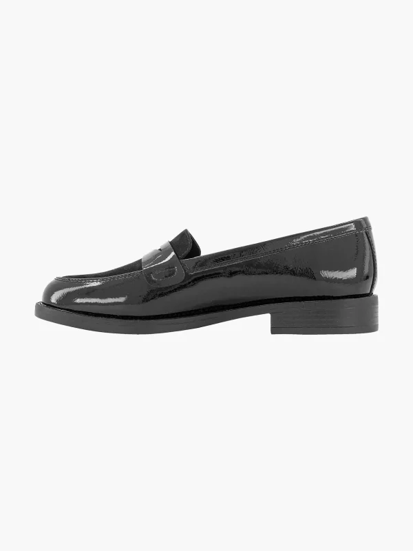 Dames Graceland Zwarte Loafer Lak